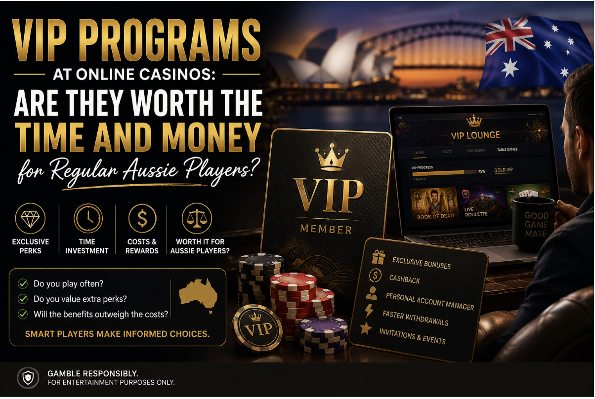 VIP Programs at Online Casinos: Are They Worth the Time and Money for Regular Aussie Players?