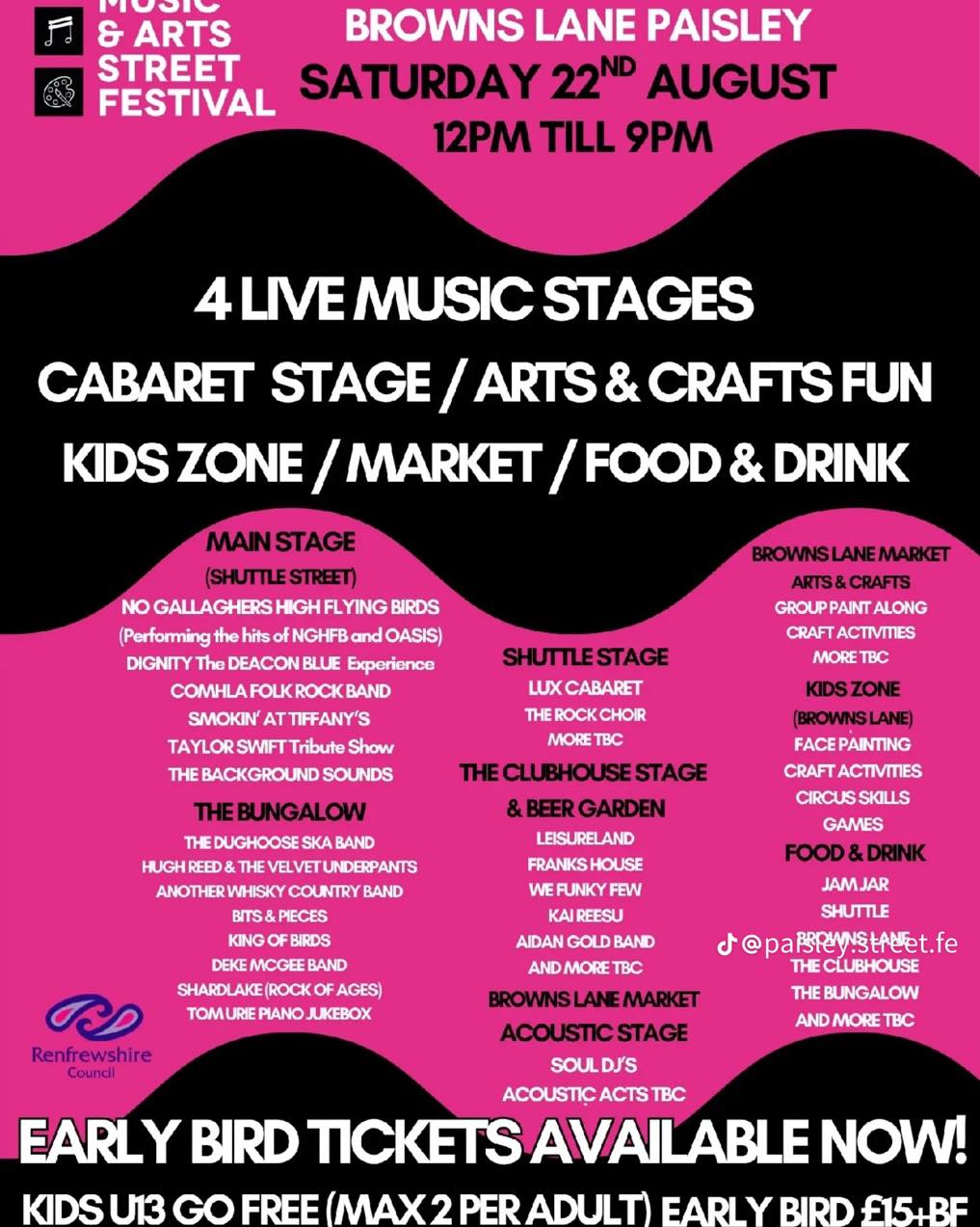 Paisley Music and Street Festival