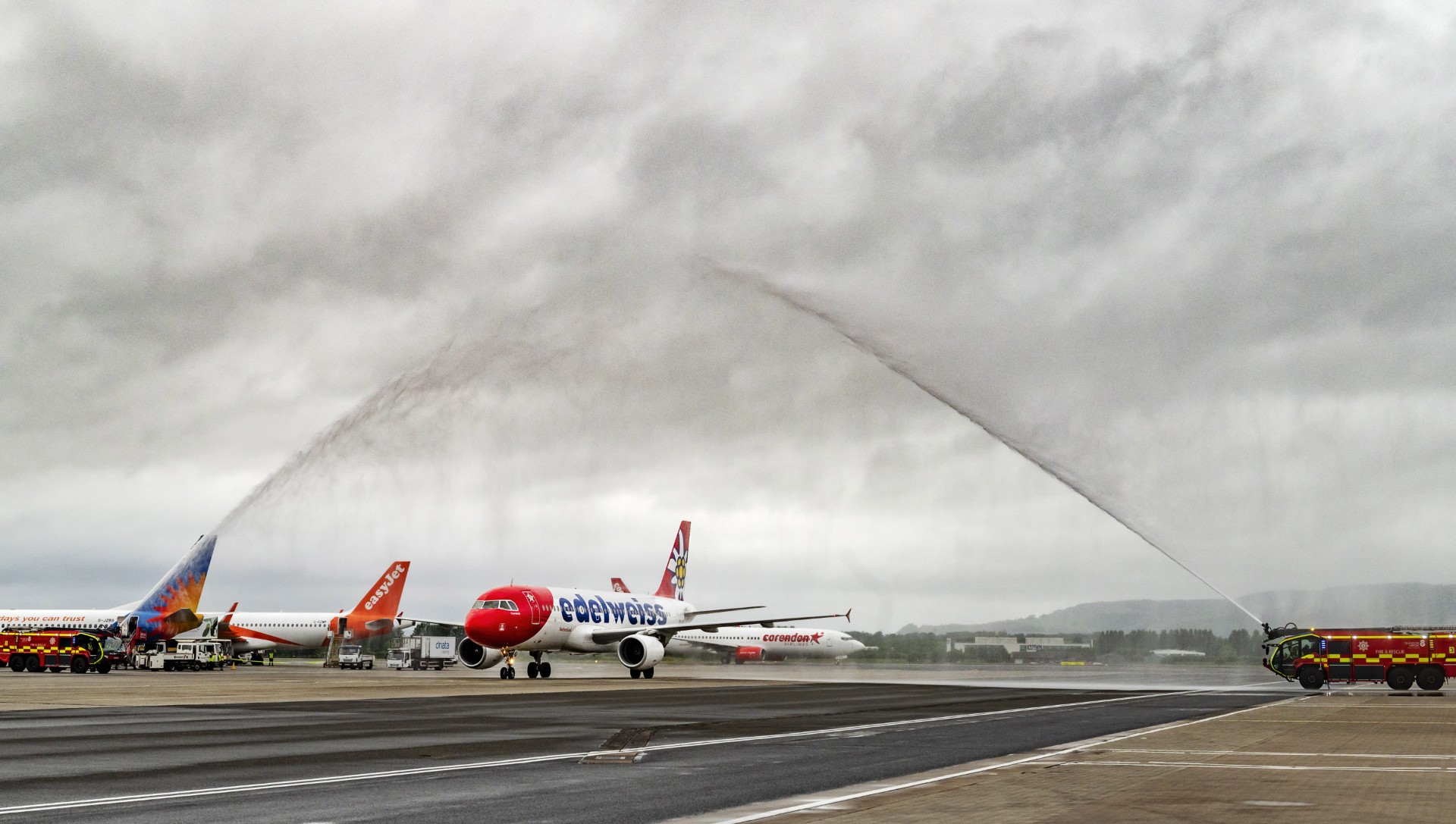 Glasgow Airport Celebrates Launch of New Edelweiss Service to Zurich