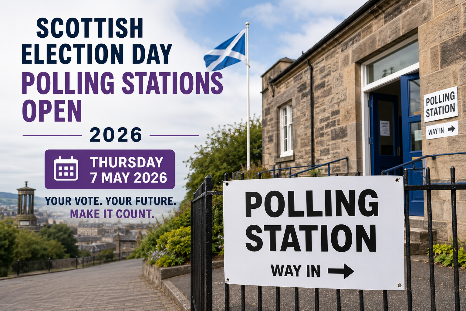 Polling stations open in Renfrewshire for Scottish Parliament Election