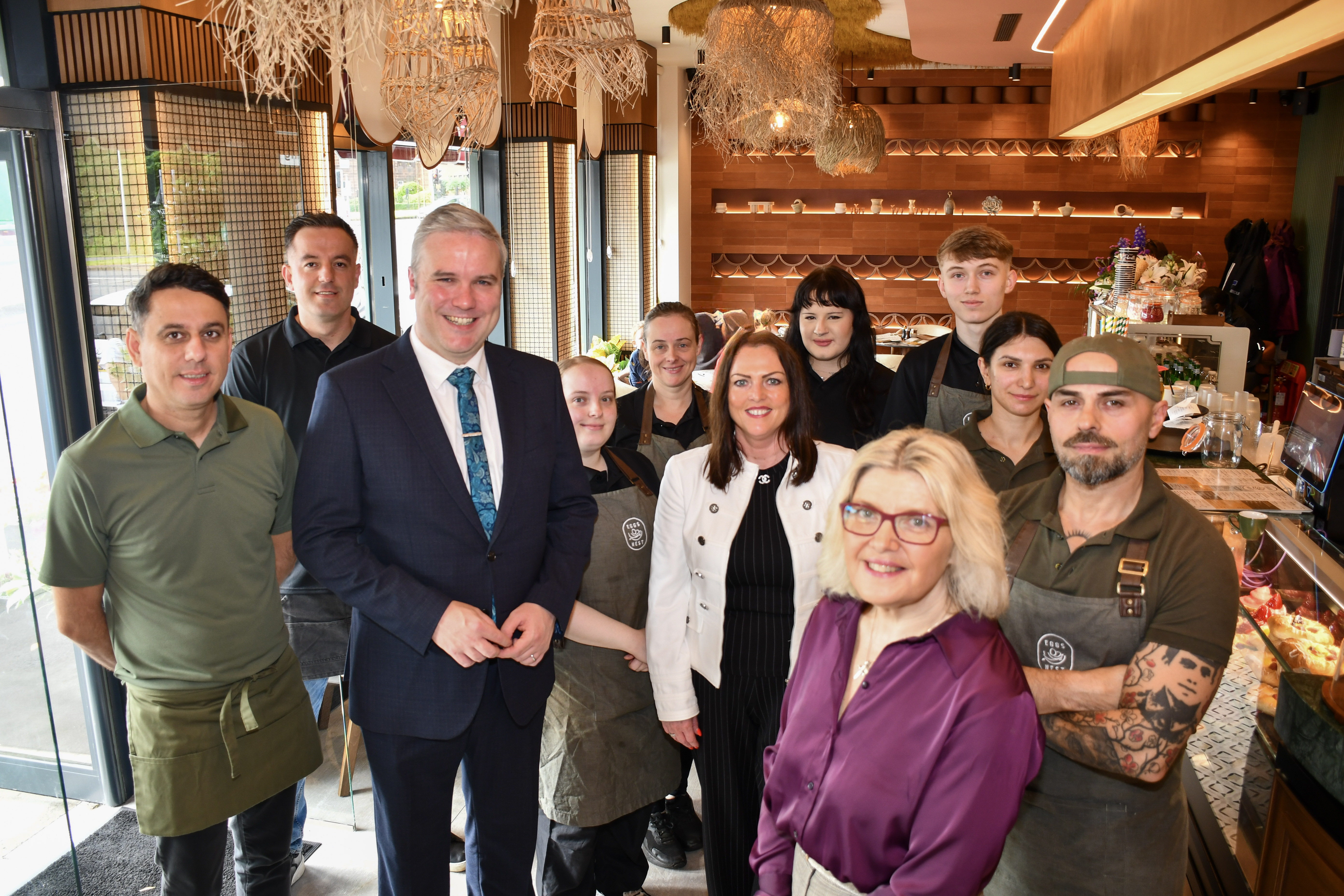 Scottish Government minister celebrates business in Paisley