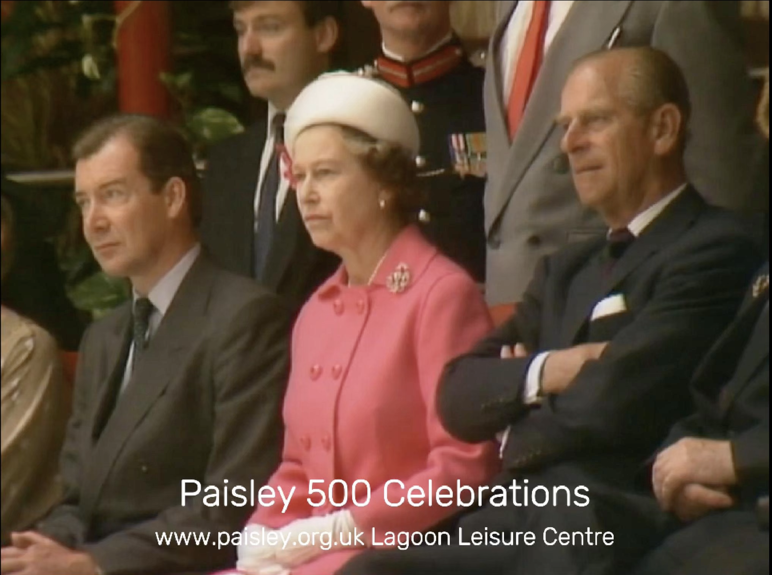 Royal Recognition: Queen Elizabeth II Celebrates Paisley's Historic Half-Millennium 1988