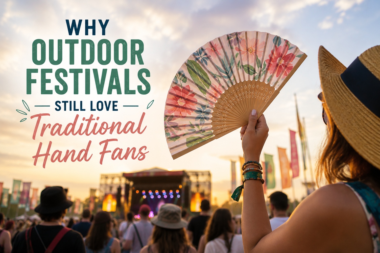 Why Outdoor Festivals Still Love Traditional Hand Fans